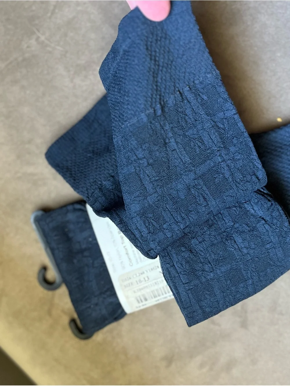 Catherines Navy Trouser Socks - 2 Pair